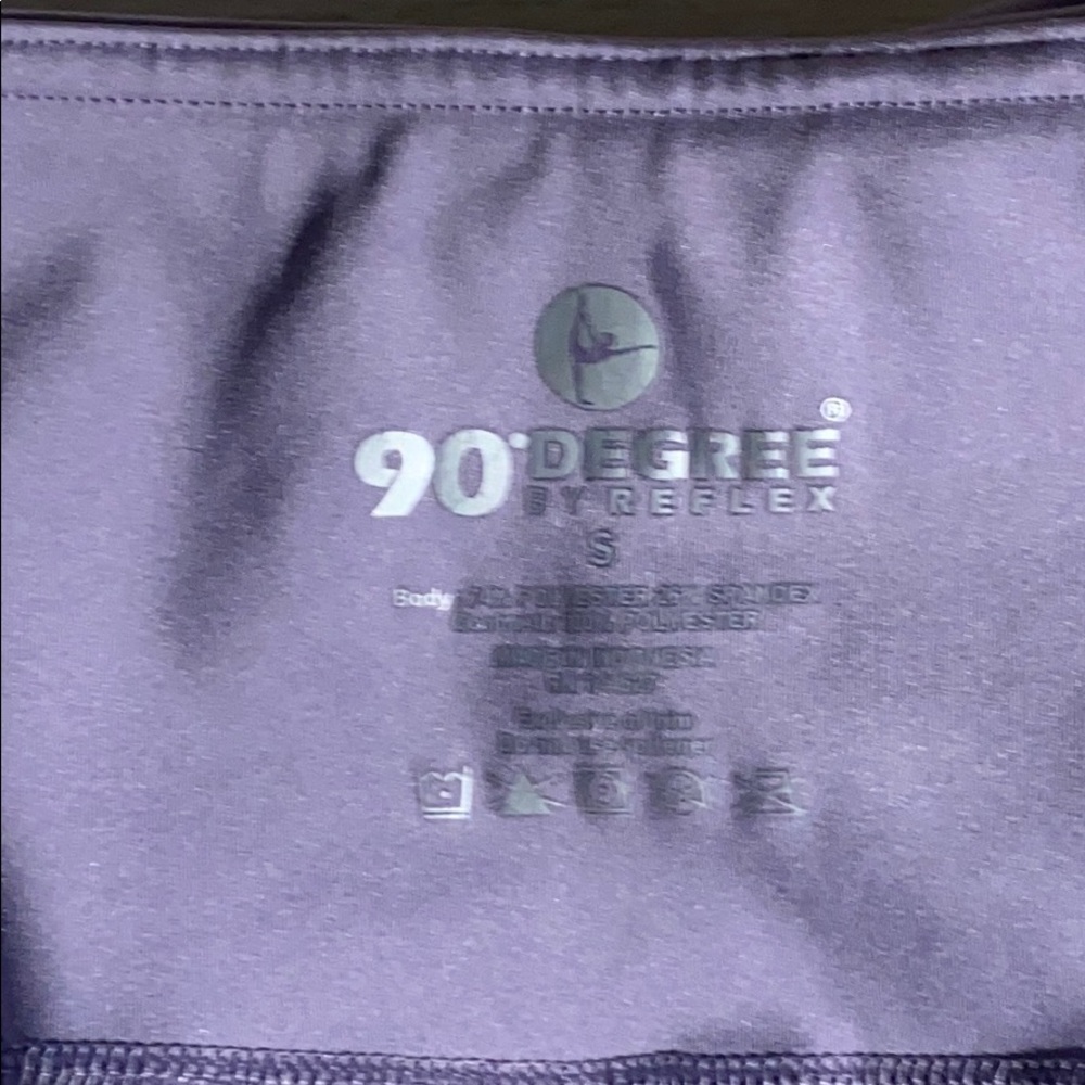 Purple leggings